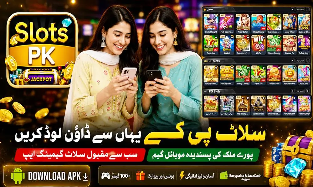 Downloading the SlotsPK APK latest version on an Android device